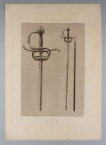 EBA 8/49: Portefeuille de la Revue des Arts Décoratifs. Orfevrerie, Epée de Rubens.
