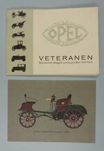 EBA 8/55: 100 Jahre Opel. Veteranen, Berühmte Wagen eines grossen Werkes