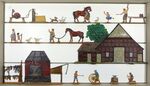 EBA 8/76.9: Zinnfiguren: Deutschland, 19. Jahrhundert, Dorfschmiede