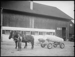 GFA 16/39334: Landwirtschaftlicher Wagen mit Pferdezugrädern