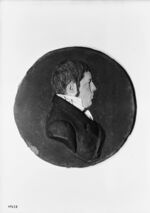 GFA 16/47638.2: Portrait Johann Conrad Fischer auf Schiefer, 1813
