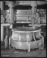 GFA 17/581755.1: Processing of a Francis turbine on a Waldrich lathe
