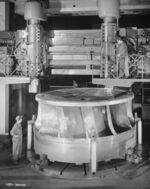 GFA 17/581755.1: Processing of a Francis turbine on a Waldrich lathe