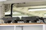 GFA 27/23: Modell zweier Werkbahn-Güterwagen mit Kupplung