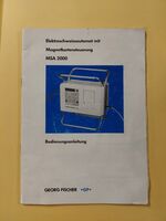GFA 27/26: Schweissautomat MSA 2000SL