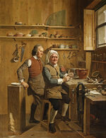 GFD 1/23: John Cuff mit seinem Assistenten (Gemälde von Johann Zoffany, 1772)