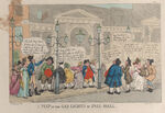 GFD 2/119: «A Peep at the Gas Lights in Pall-Mall» (hadkolorierter Stich von Thomas Rowlandson, 1809)