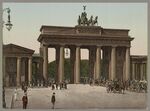 GFD 2/202: Brandenburger Tor in Berlin (Photochrom, um 1890–1900)