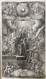 GFD 3/286: Frontispiz einer Schaffhauser Ausgabe der lutherschen Bibelübersetzung mit Szenen aus dem Alten Testament, 1777