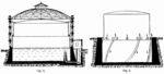 GFD 3/55: Gasometer oder Nassgasbehälter (Illustration aus Otto Luegers «Lexikon der gesamten Technik», 1904)
