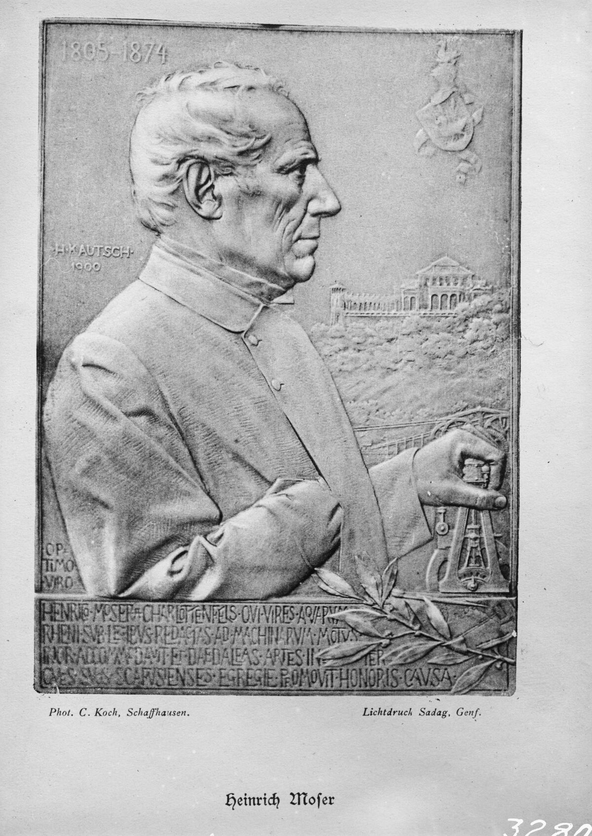 GFA 16/3280: Portrait Heinrich Moser, Charlottenfels