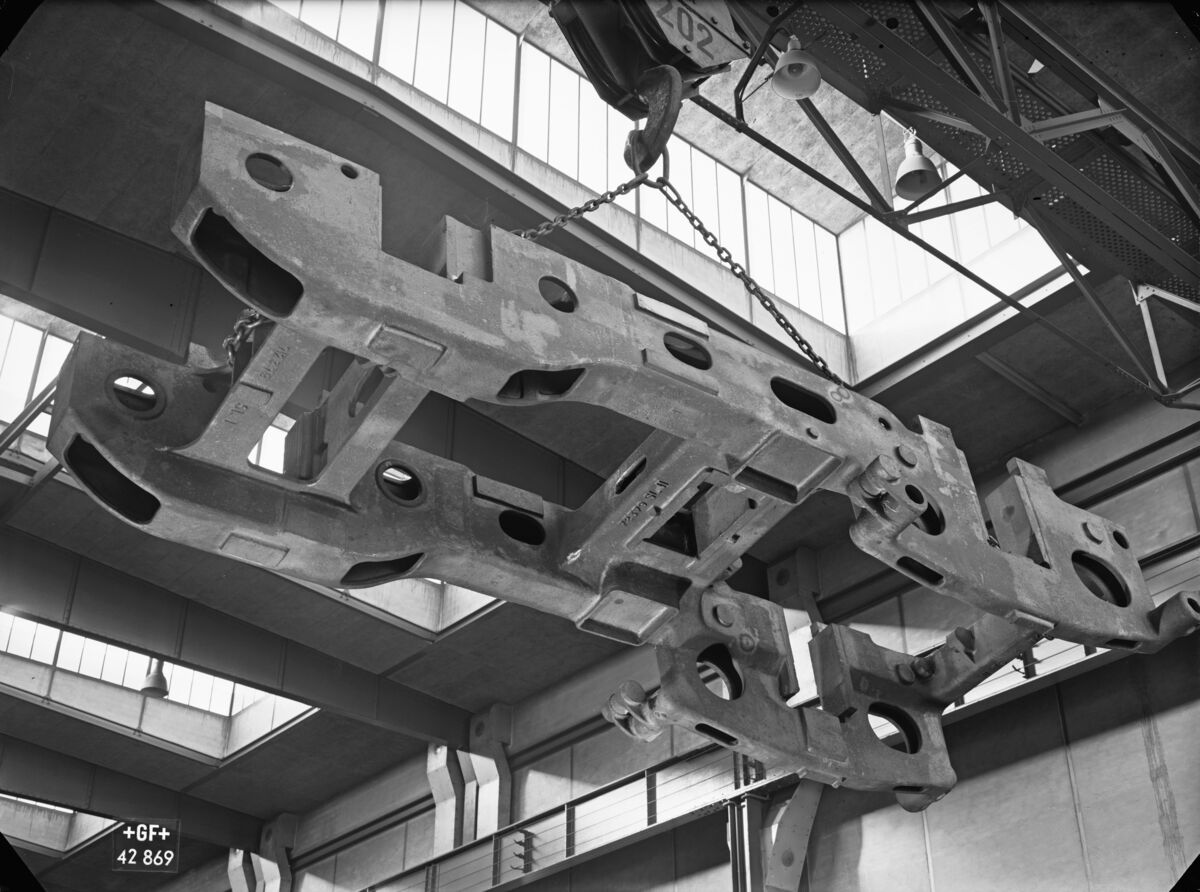 GFA 16/42886: Drehgestell, Rahmen, Lokomotive