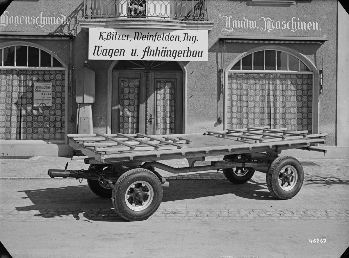 GFA 16/46267: Brückenwagen mit Pferdezug-Räder