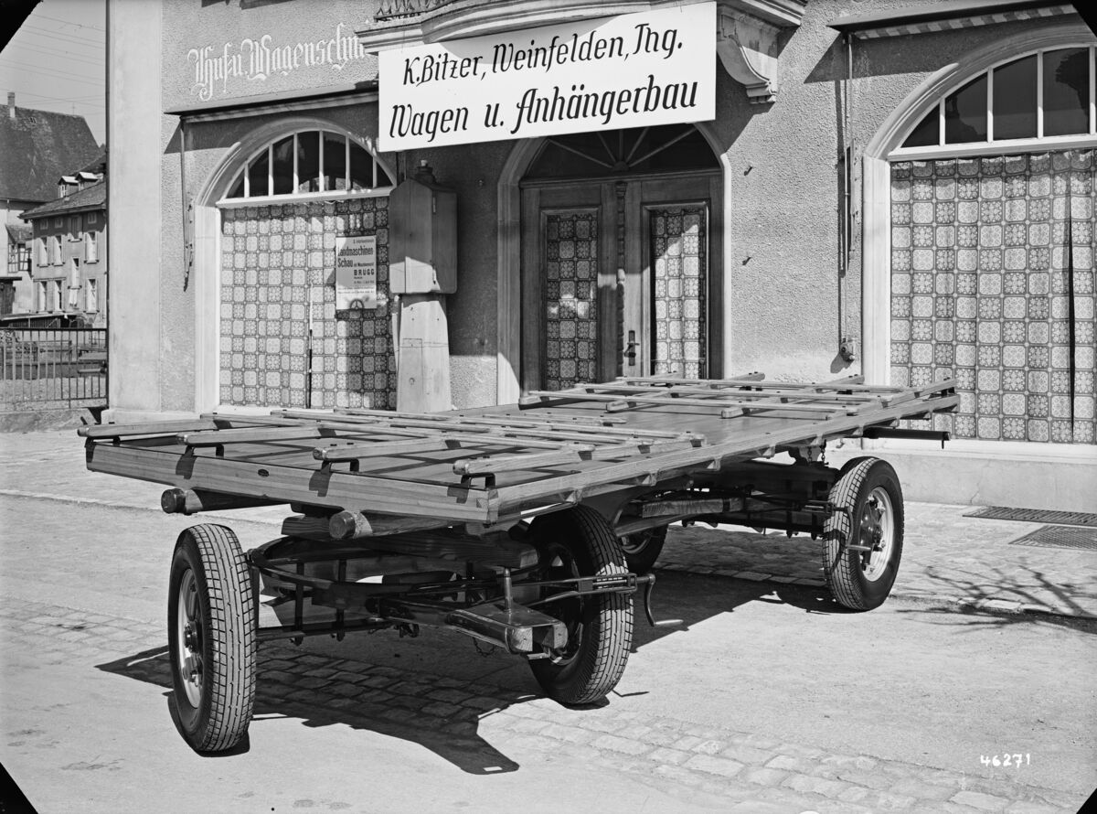 GFA 16/46271: Brückenwagen mit Pferdezug-Räder