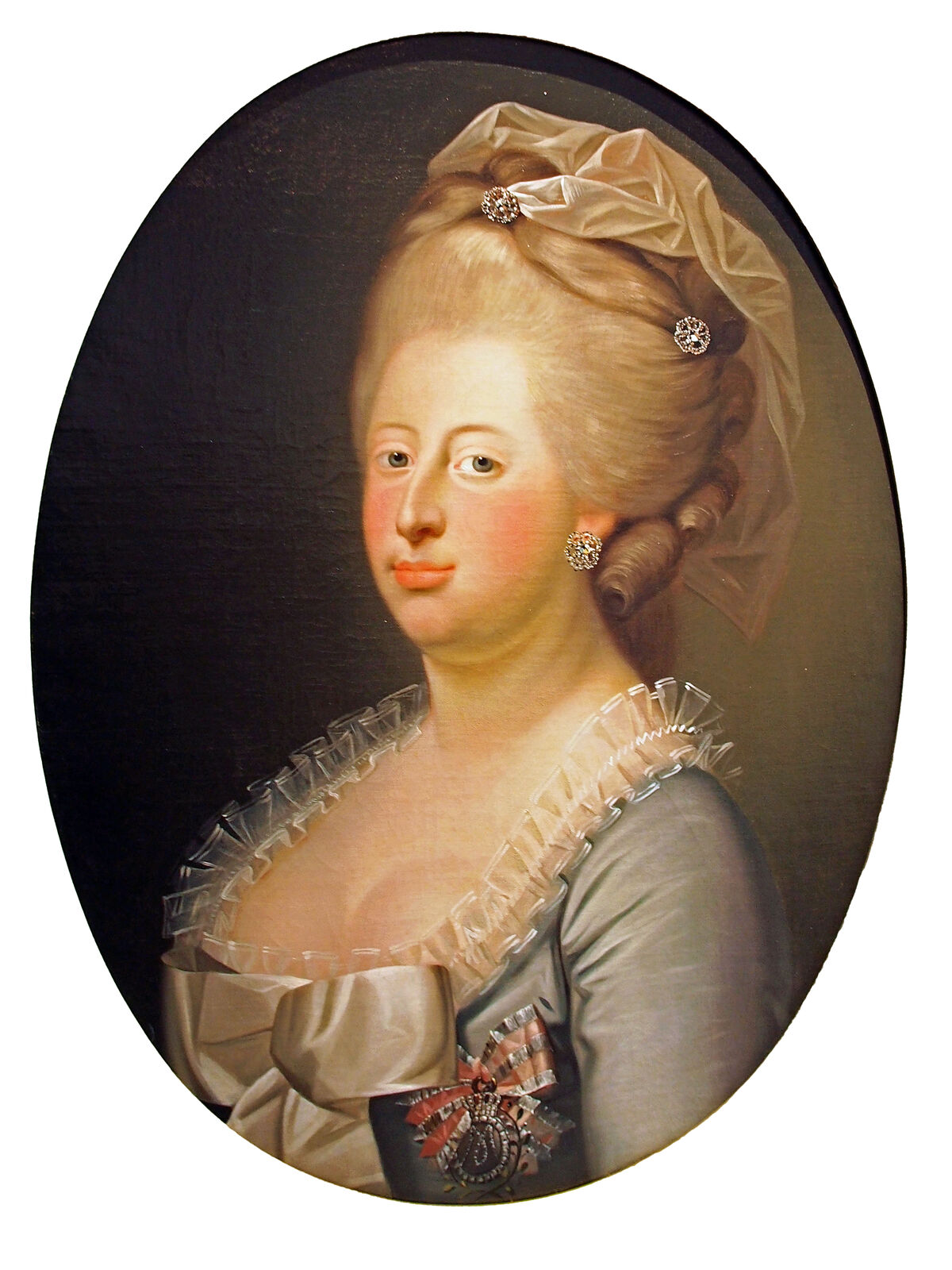 GFD 1/11: Königin Caroline Mathilde von Dänemark und Norwegen (Portrait von Jens Juel, 1771)