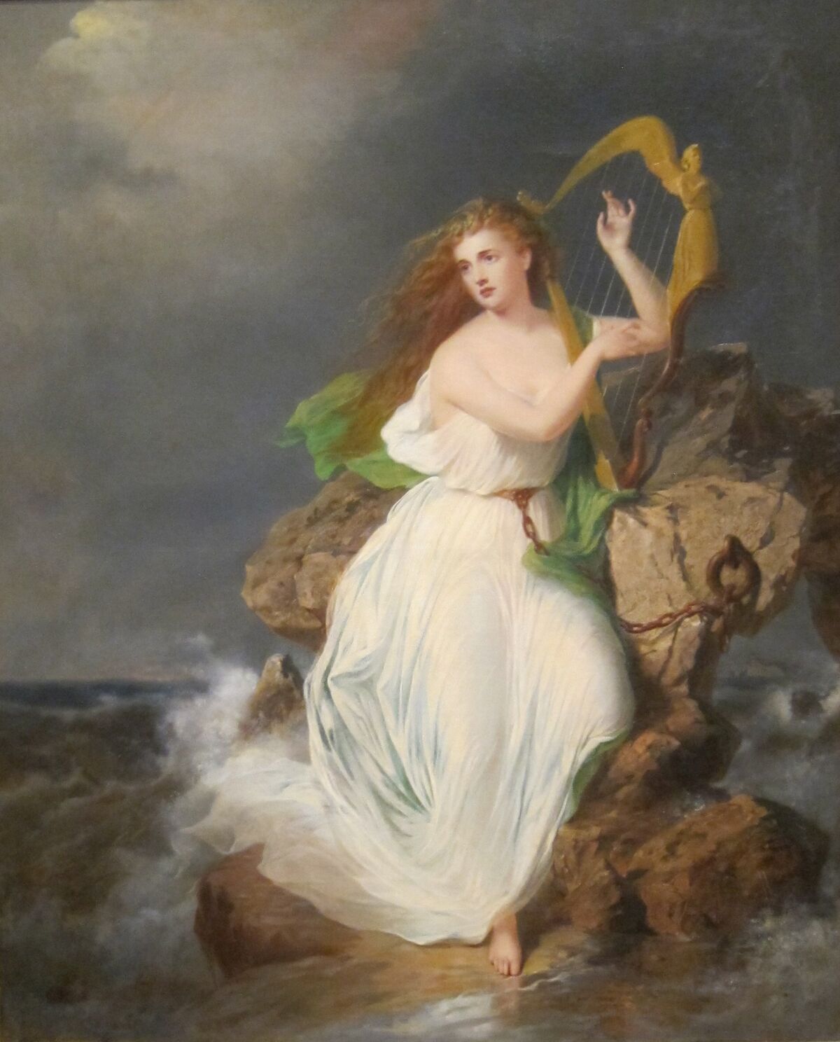 GFD 1/125: Erin mit Harfe (Gemälde von Thomas Buchanan Read, 1867)