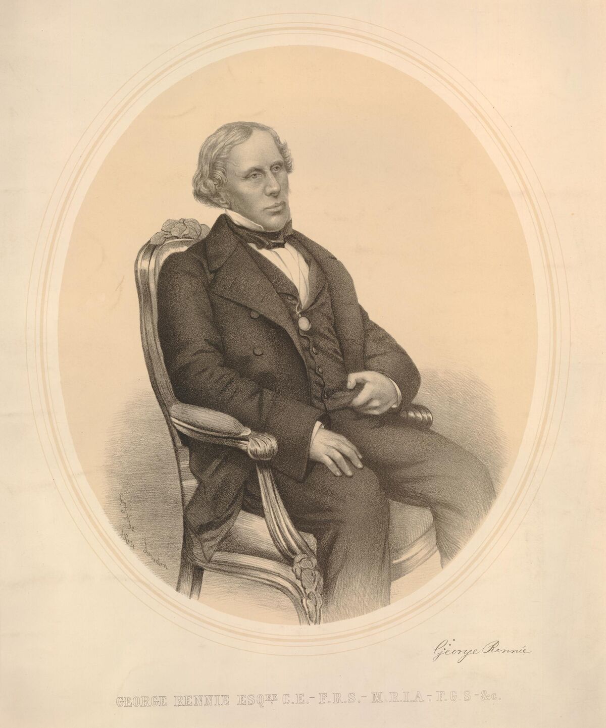 GFD 1/138: George Rennie (Lithografie von G. F. Nye, 1864)