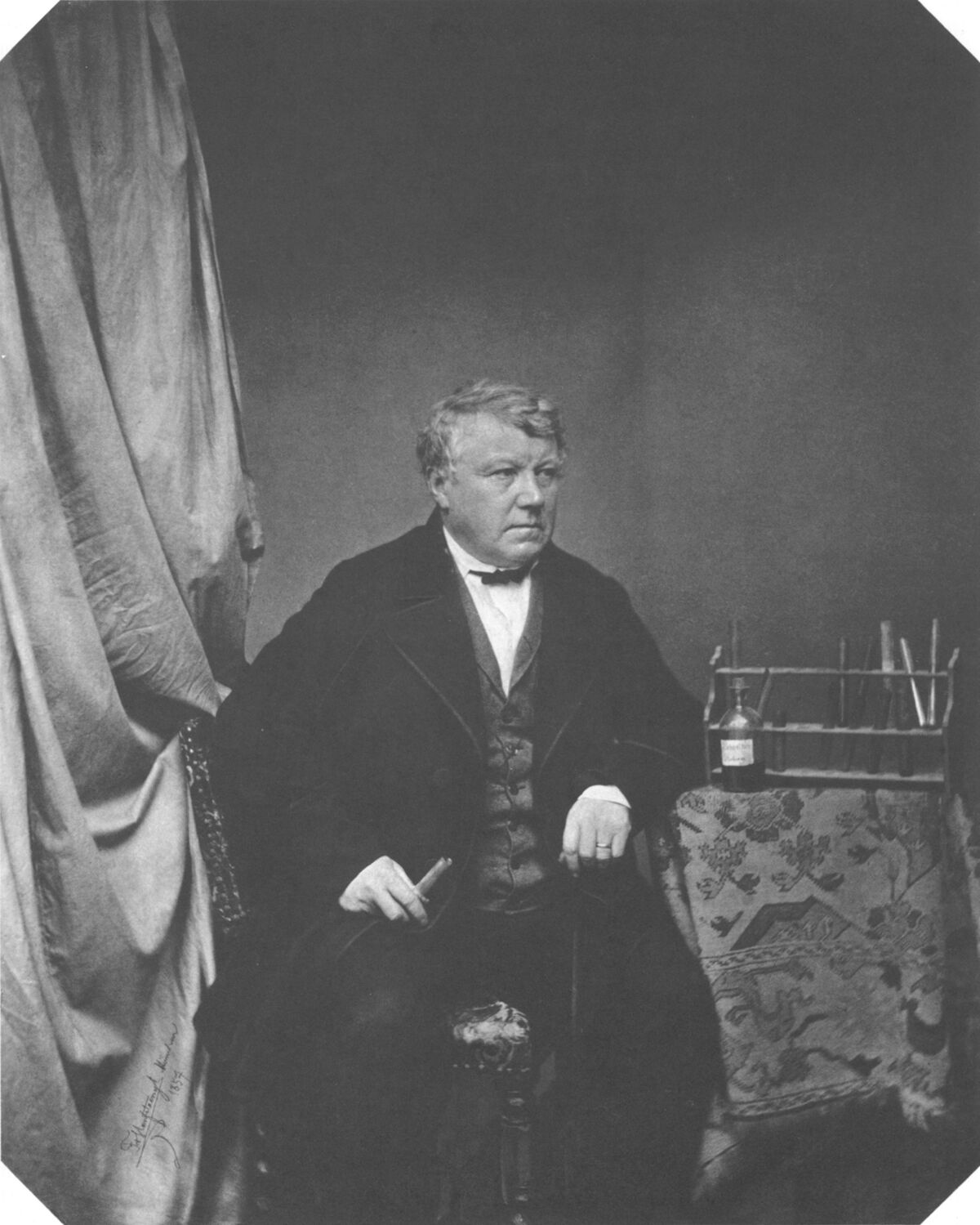 GFD 1/143: Christian Friedrich Schönbein (Fotografie von Franz Hanfstaengl, 1857)