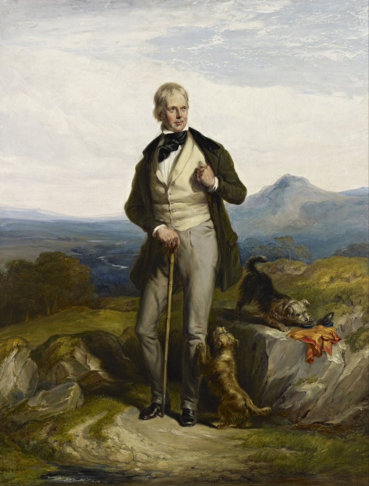 GFD 1/144: Sir Walter Scott (Gemälde von Sir William Allan, um 1844)