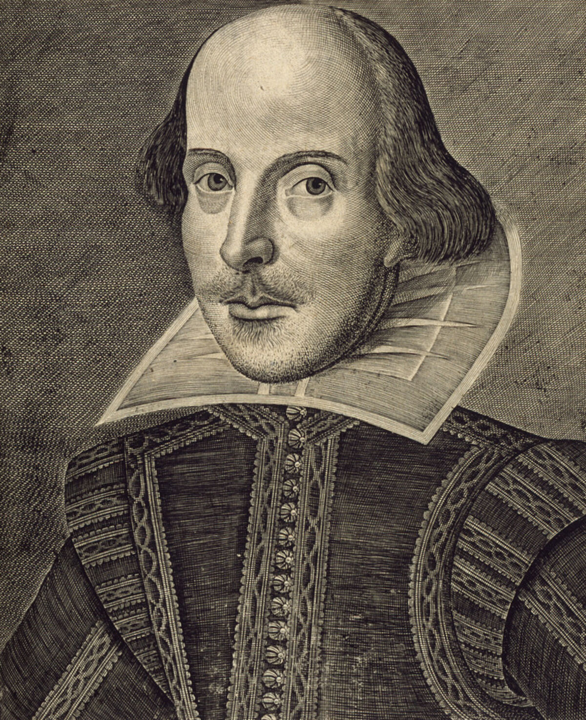 GFD 1/145: William Shakespeare (Portrait von Martin Droeshout, 1623)