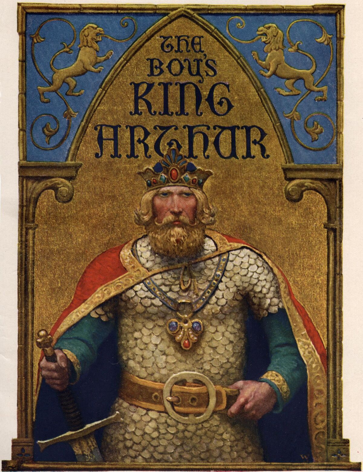 GFD 1/163: König Artus (Illustration von Newell Convers Wyeth, 1922)