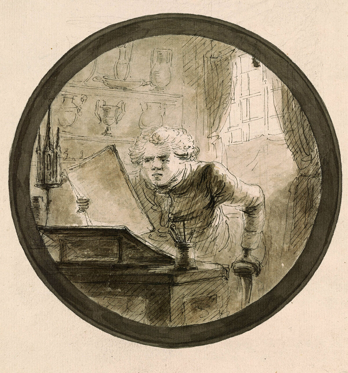 GFD 1/176: Vivant Denon (Selbstportrait, um 1790)