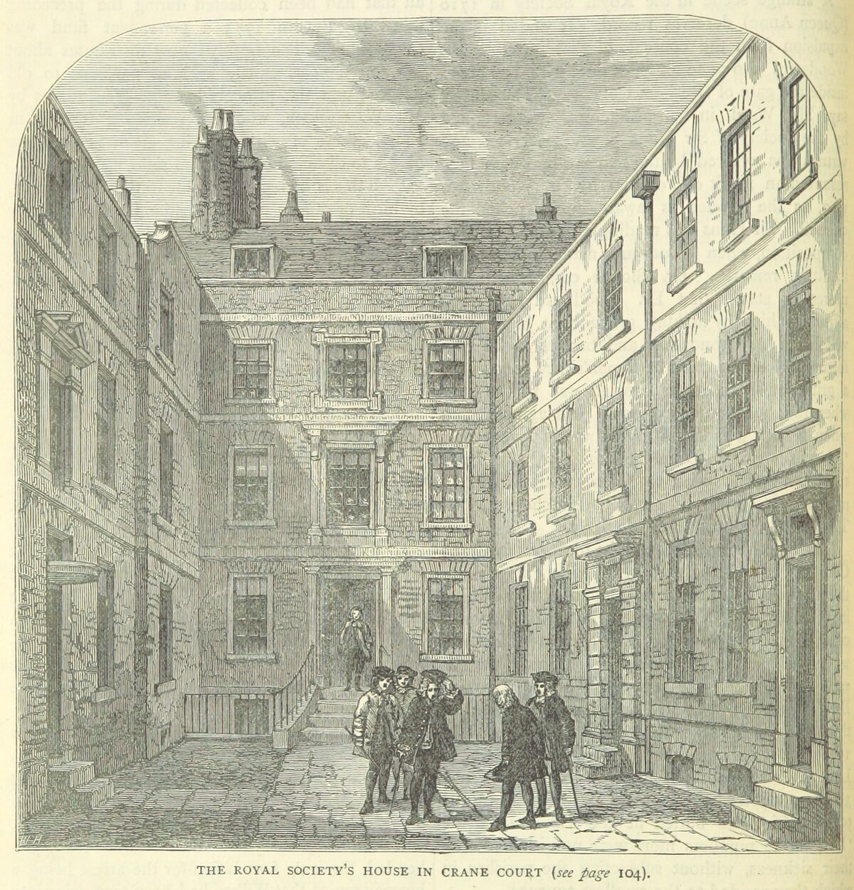 GFD 1/178: «The Royal Society’s house in Crane Court», 1887