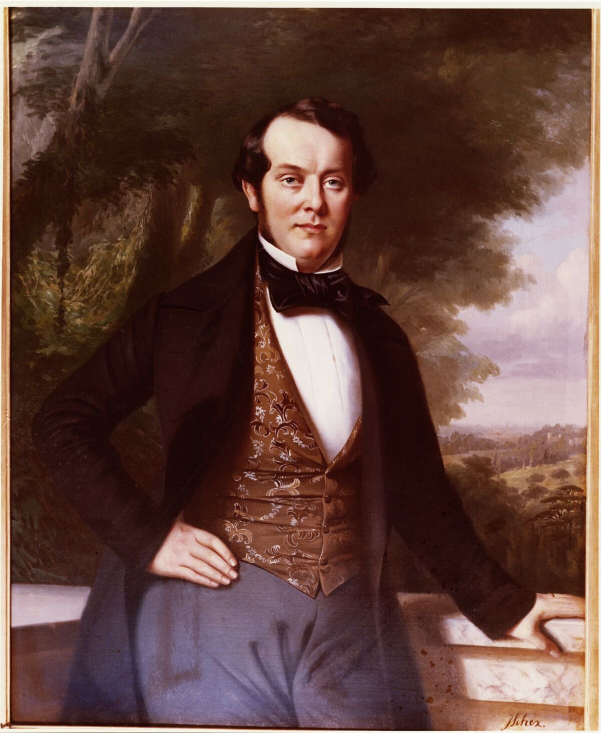 GFD 1/209: Johann Conrad Im Thurn (Portrait von Josef Schex, um 1840)