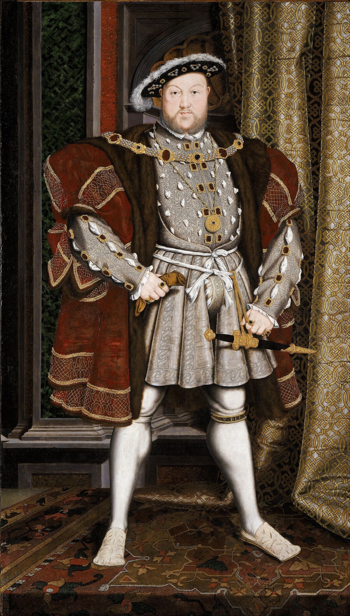 GFD 1/233: Heinrich VIII von England (Gemälde von Hans Eworth nach Hans Holbein dem Jüngeren, nach 1537)