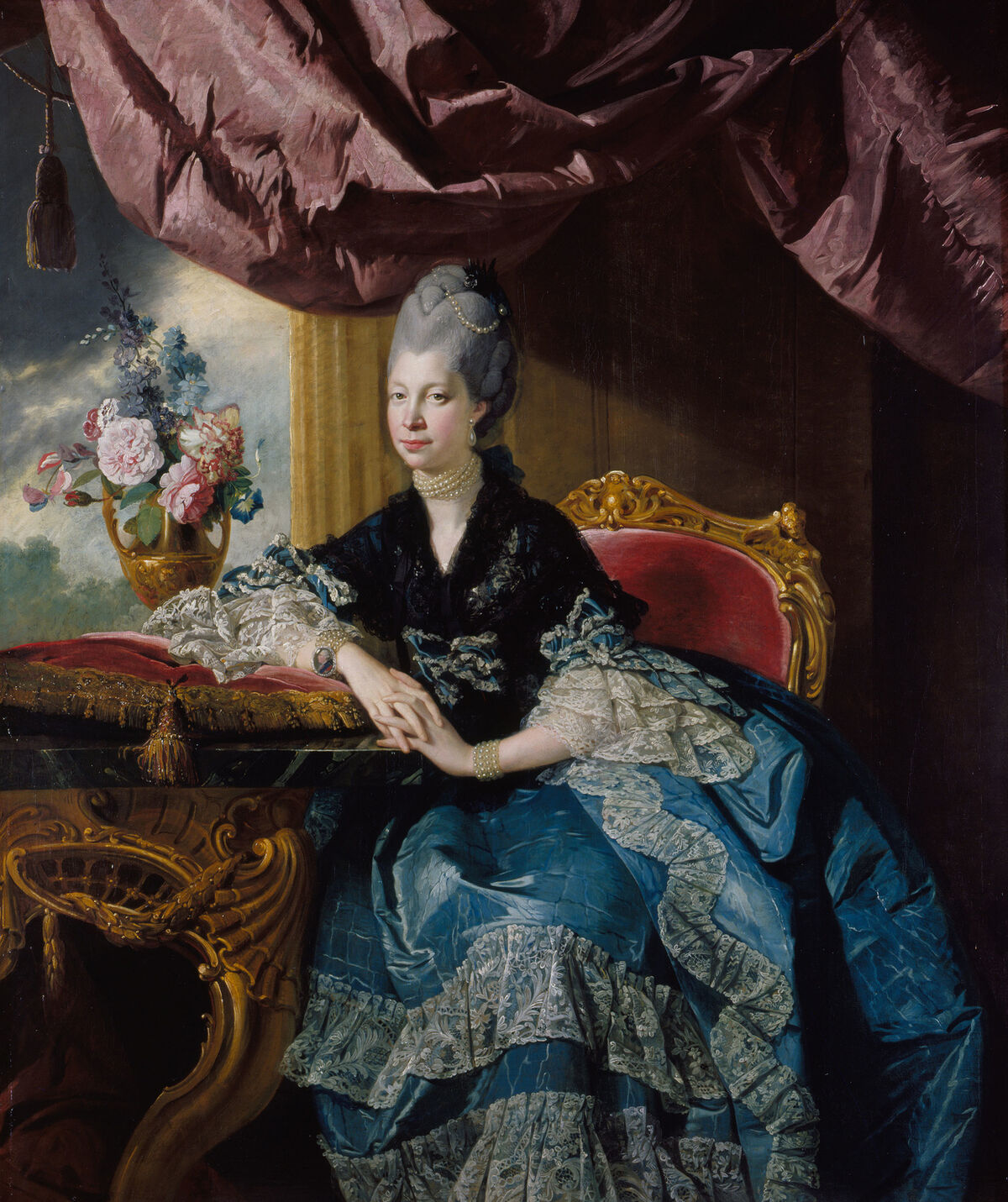 GFD 1/234: Queen Charlotte of England (portrait by Johann Joseph Zoffany, 1771)