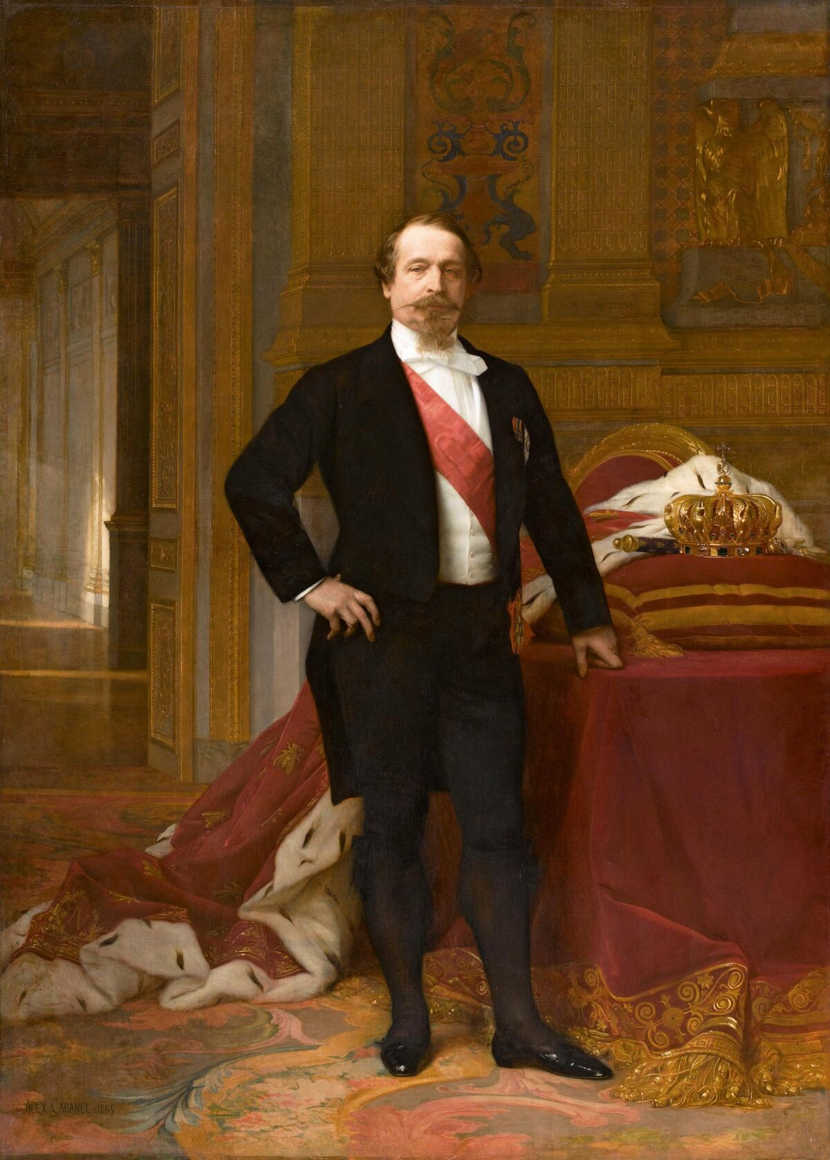 GFD 1/31: Napoleon III. von Frankreich (Portrait von Alexandre Cabanel, um 1865)