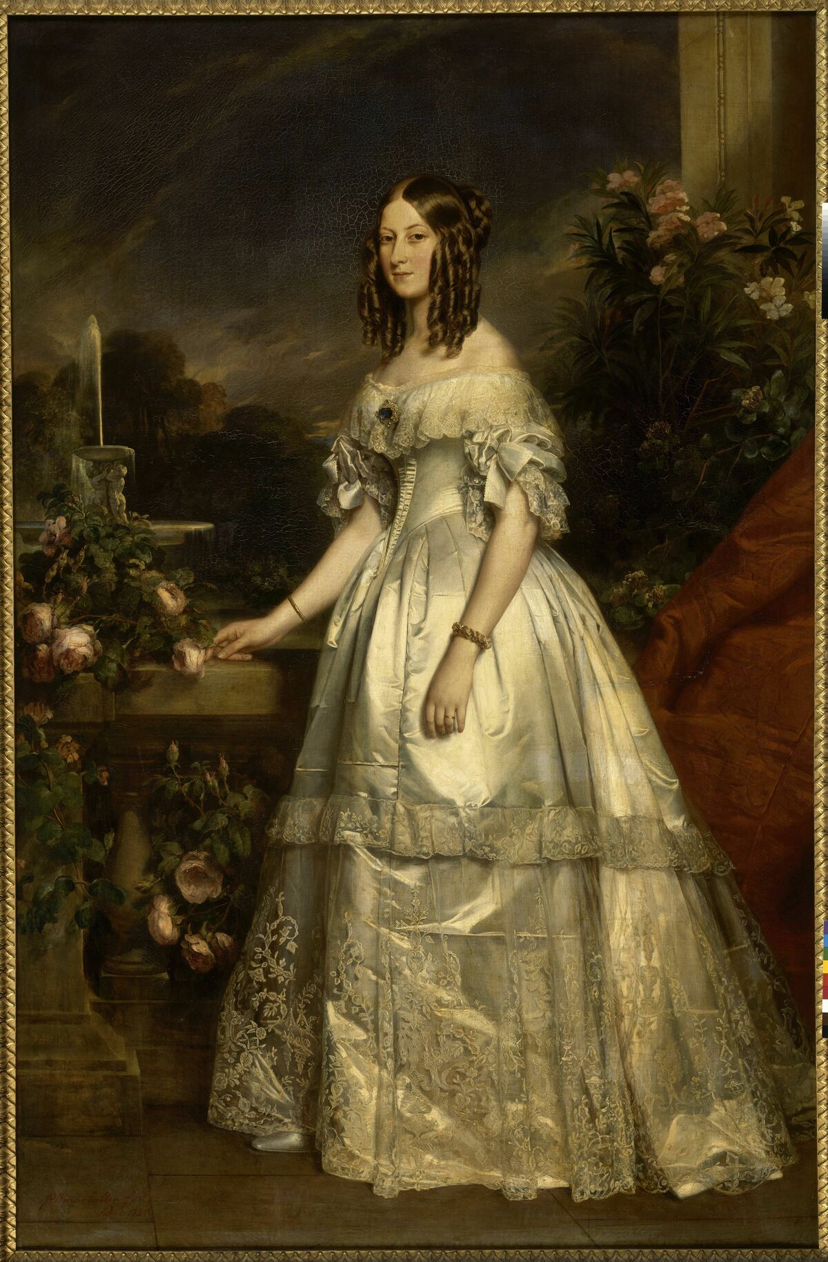 GFD 1/35: Viktoria d’Orléans, Herzogin von Nemours (Portrait von Franz Xaver Winterhalter, 1840)