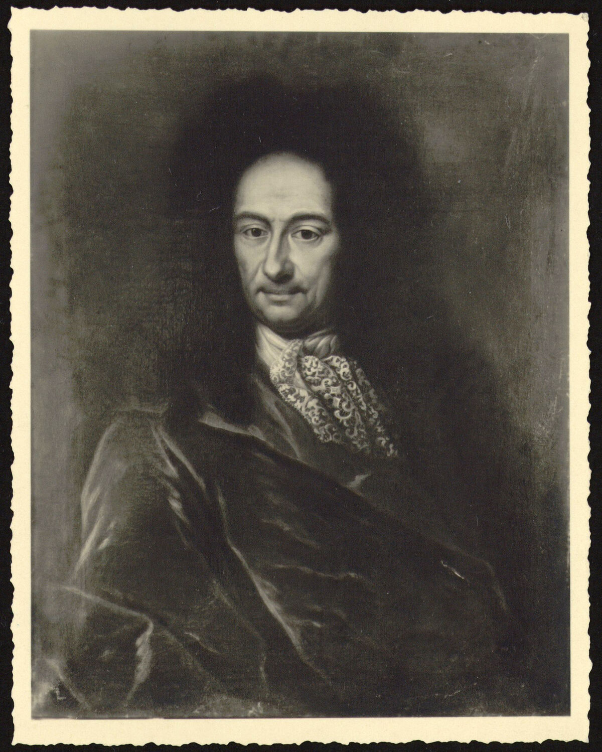 GFD 1/40: Gottfried Wilhelm Leibnitz (Fotografie eines Gemäldes unbekannter Herkunft von 1711)