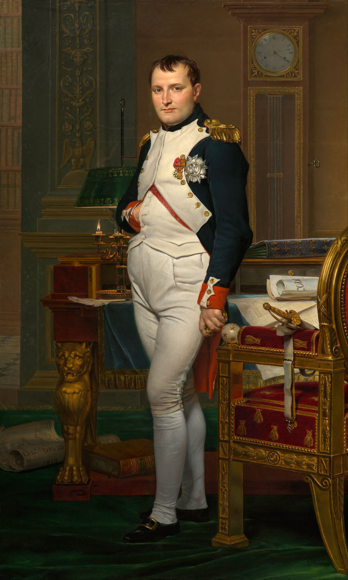 GFD 1/52: Napoleon Bonaparte in seinem Arbeitszimmer (Portrait von Jacques-Louis David, 1812)