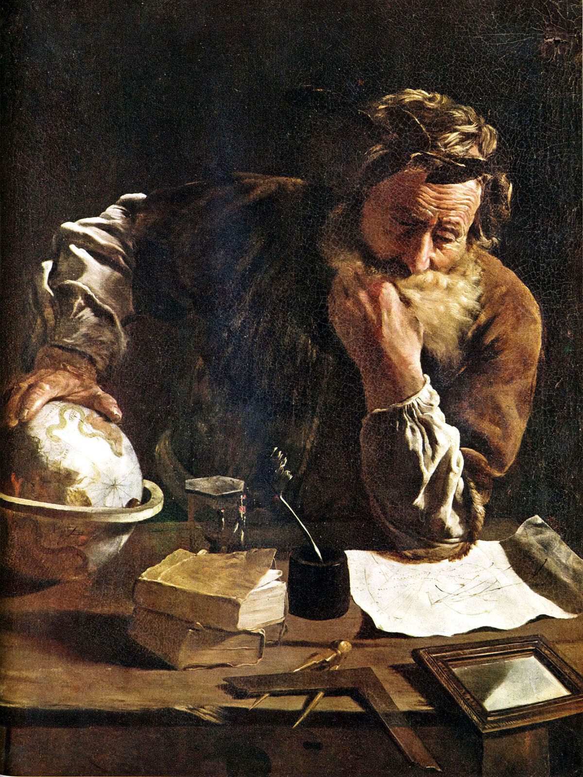GFD 1/56: Archimedes (Portrait von Domenico Fetti, um 1620)