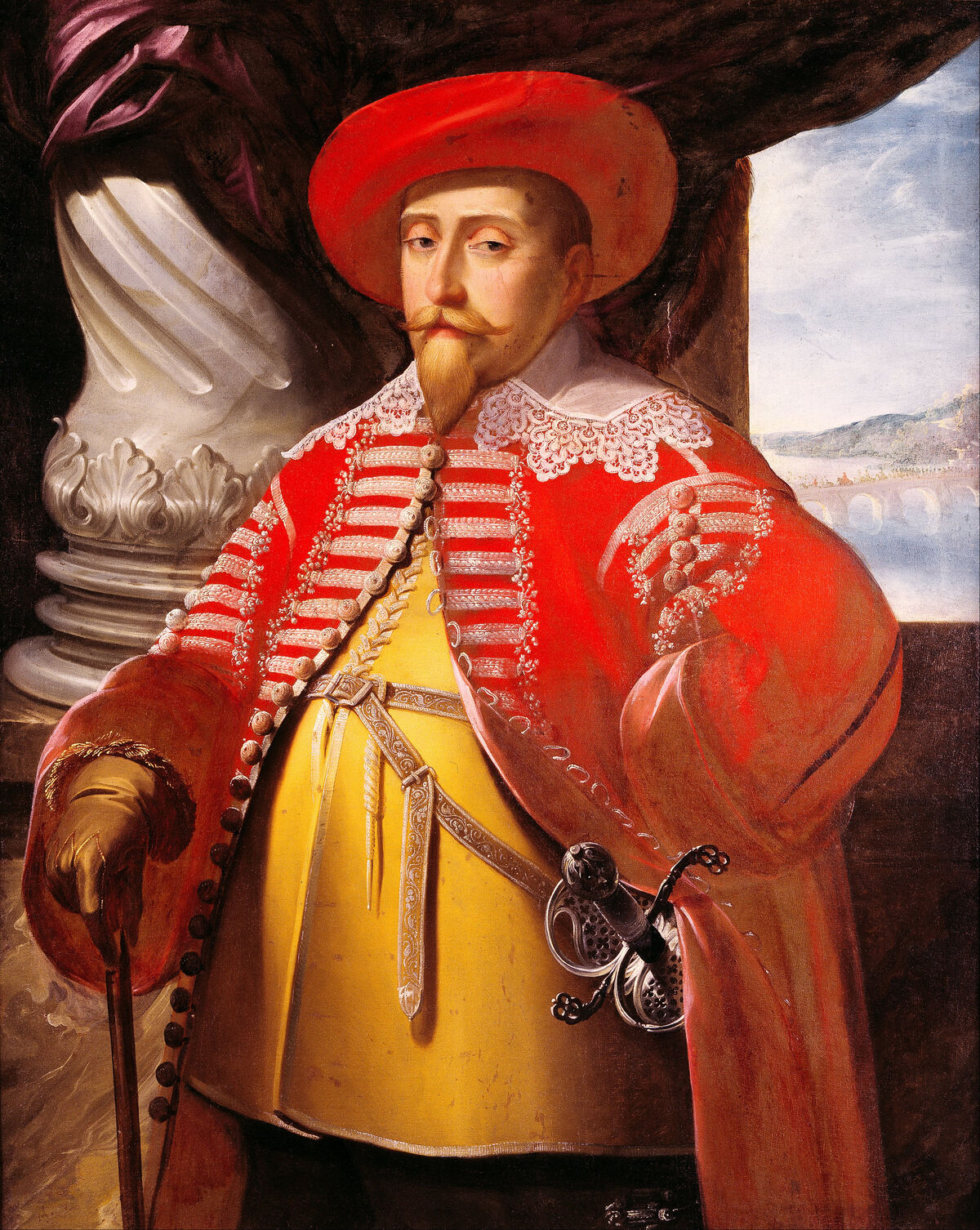 GFD 1/73: Gustavus Adolphus von Schweden (Gemälde von Matthäus Merian dem Älteren, um 1631)