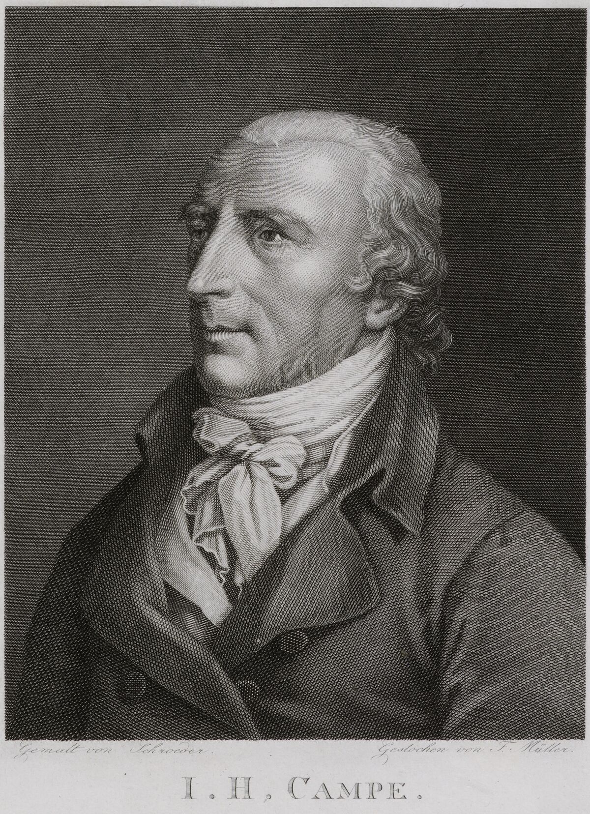 GFD 1/97: Joachim Heinrich Campe (portrait by Johann Heinrich Schröder, c. 1800–1810)