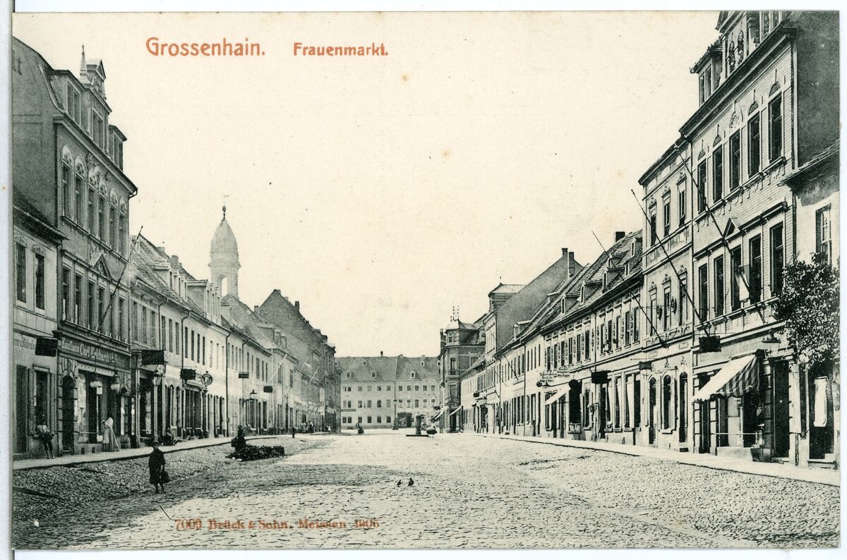 GFD 2/10: Grossenhain (Postkarte von Brück & Sohn, 1906)