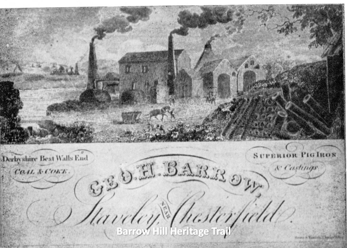 GFD 2/121: Werk von George Hodgkinson Barrow in Staveley, um 1818–1842