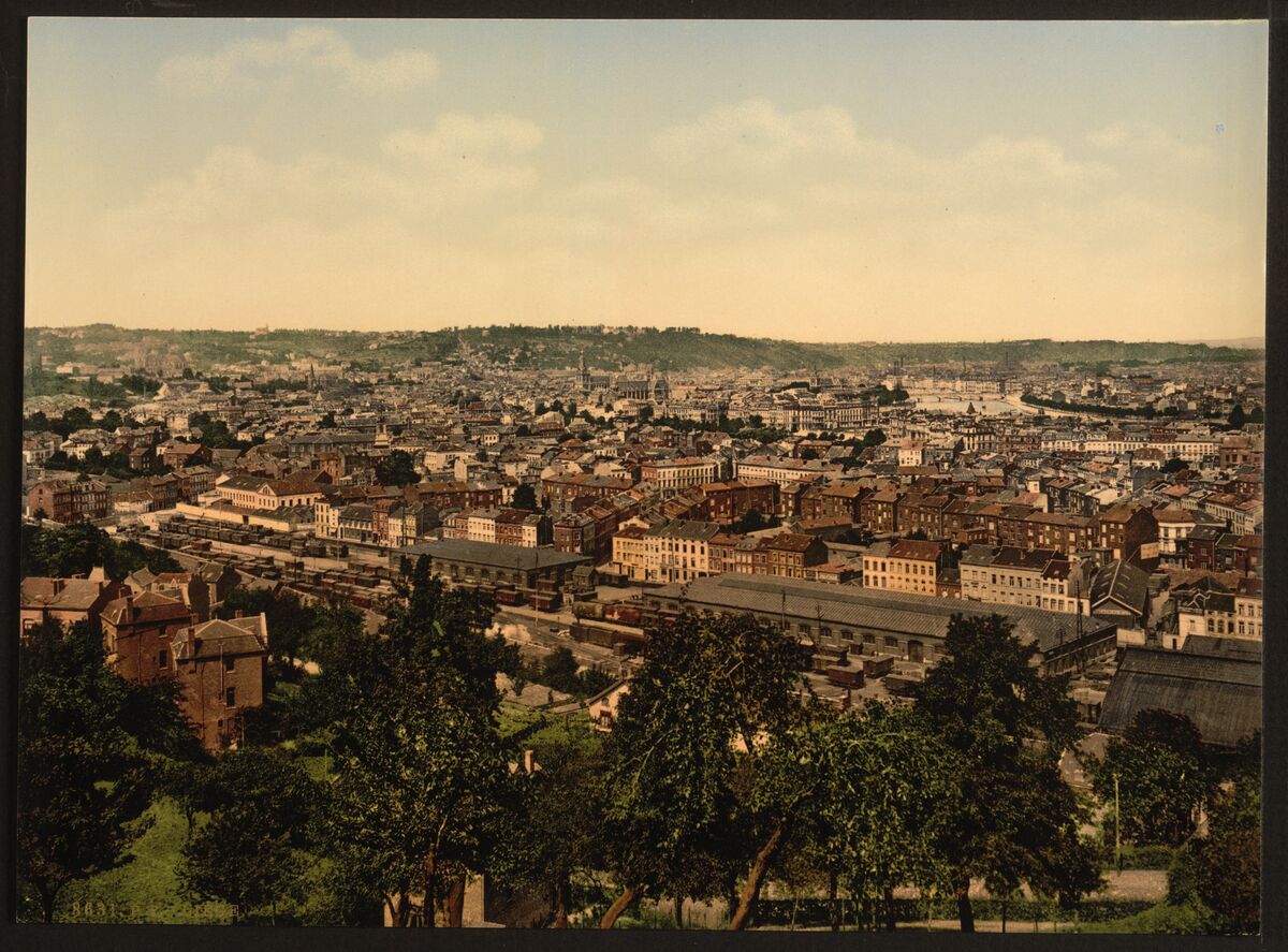 GFD 2/133: Liège von Norden (Photochrom, um 1890–1900)