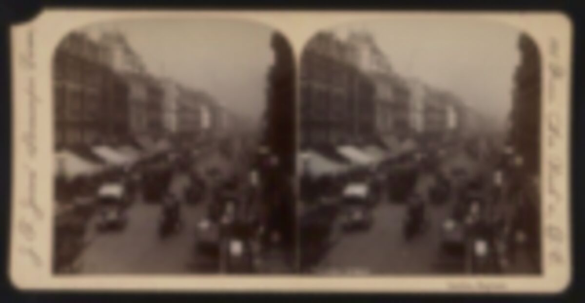 GFD 2/149: Oxford Street in London (Stereofotografie von J. F. Jarvis, um 1887)