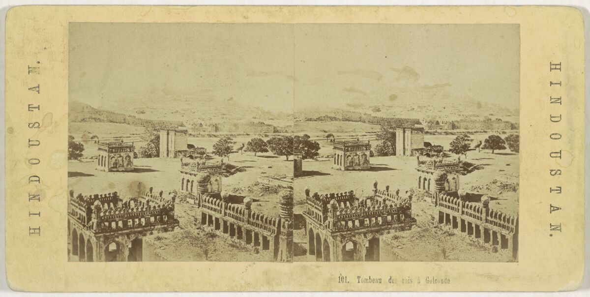 GFD 2/151: Königsgräber in Golkonda bei Hyderabad (Fotograf unbekannt, um 1868–1890)