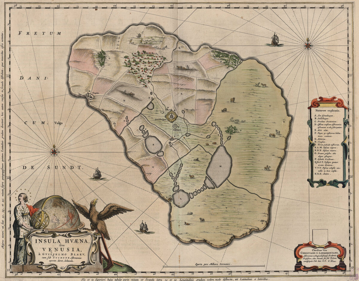 GFD 2/184: Insel Ven (Karte von Johannes Blaeu, 1663)