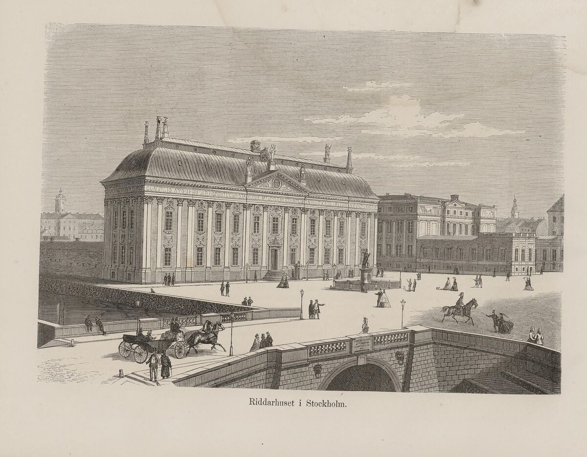 GFD 2/187: Riddarhuset in Stockholm (Illustration, Künstler unbekannt, 1868)