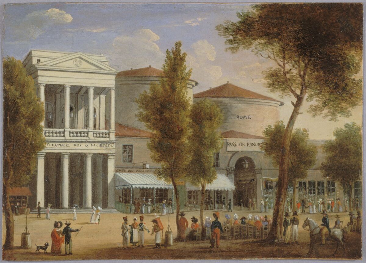 GFD 2/197: Théâtre des Variétés am Boulevard Montmartre (Künstler unbekannt, um 1825)