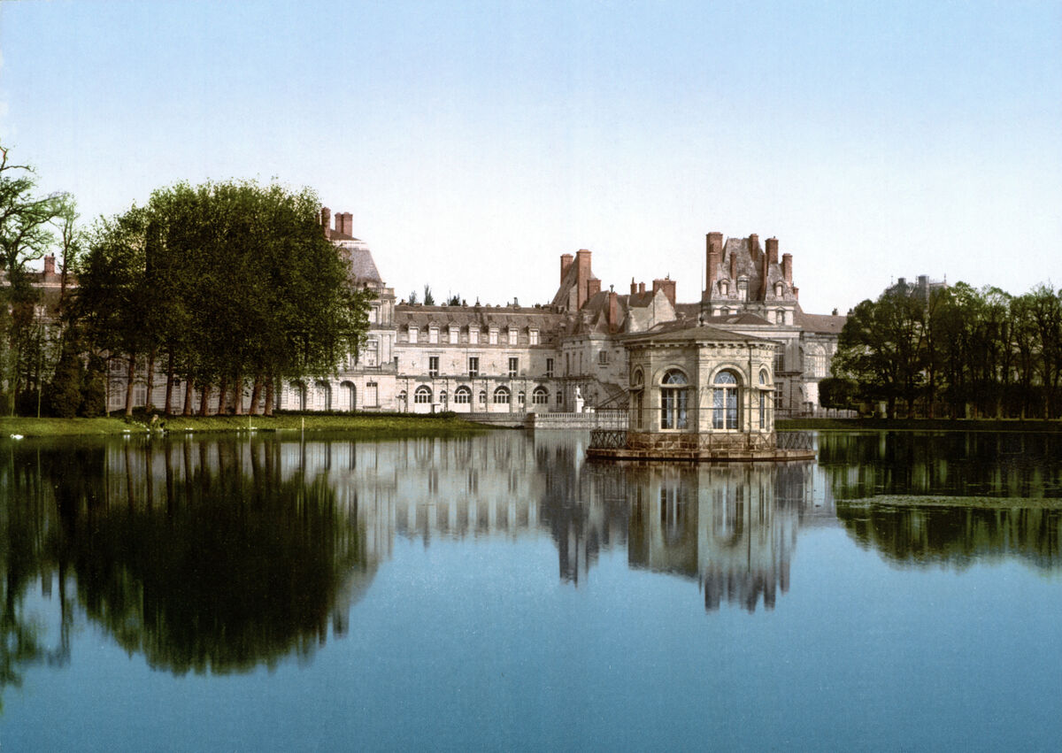 GFD 2/203: Schloss Fontainebleau (Photochrom, um 1890–1900)