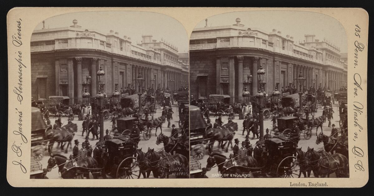 GFD 2/238: Bank of England in London (Stereofotografie, 1887)
