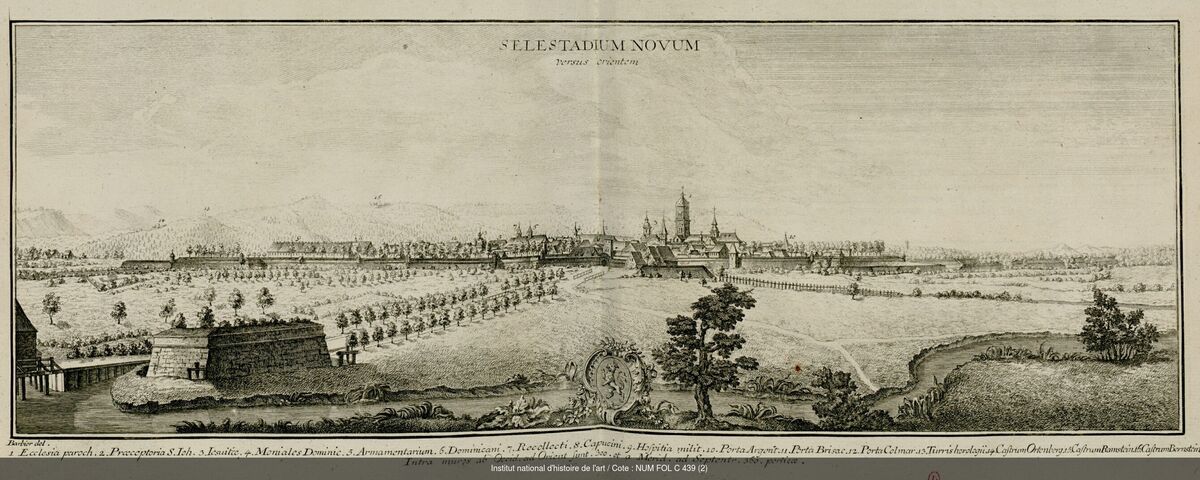 GFD 2/80: Sélestat (Druck nach Zeichnung von Barbier, 1761)