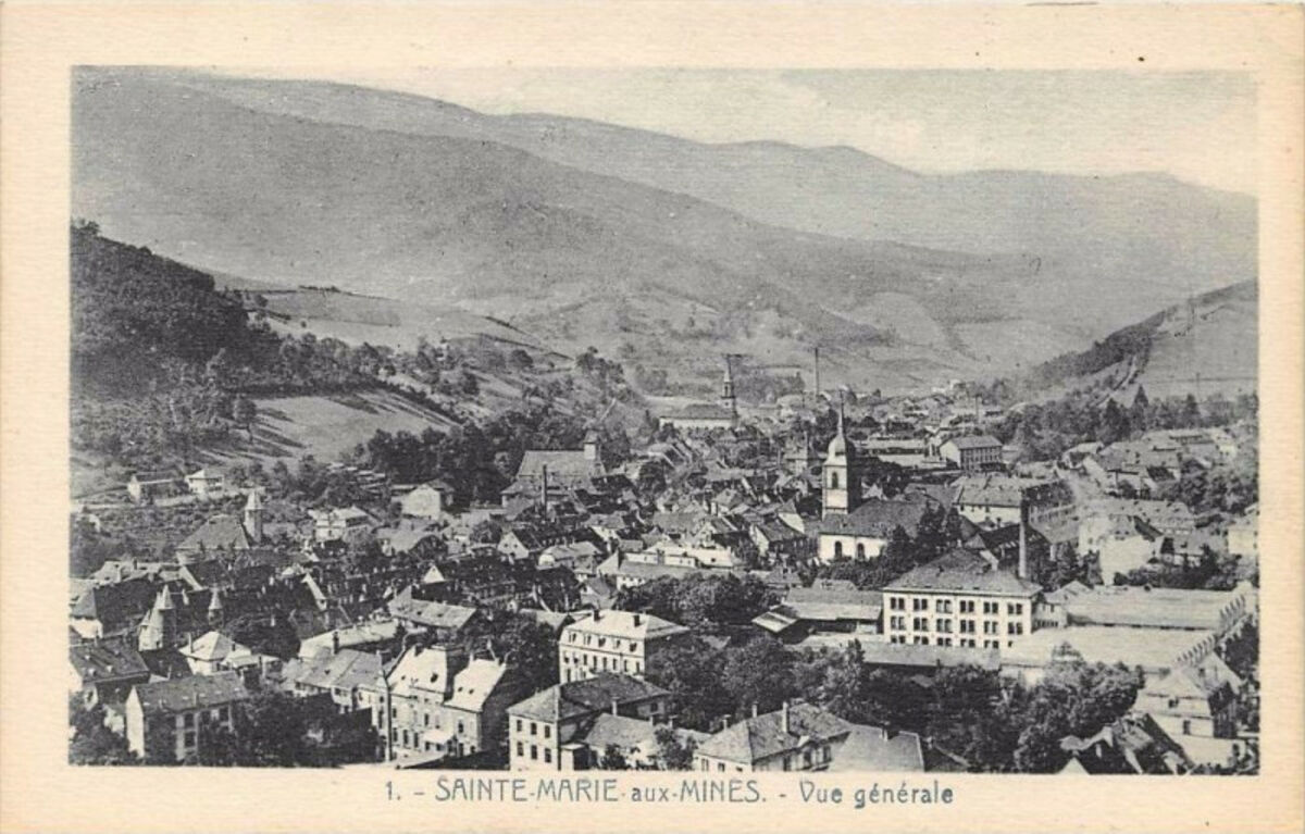 GFD 2/81: Sainte-Marie-aux-Mines (Postkarte, um 1900)