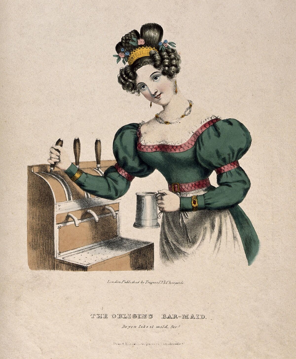 GFD 3/172: Zapfanlage (Lithografie von Dean & Manday, 1833)